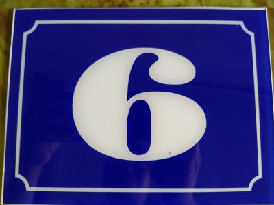 Biển số nhà 6