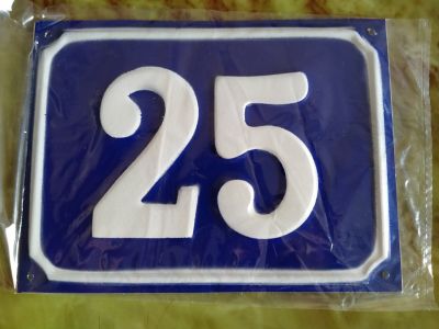 Biển số nhà 25