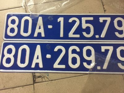 Bản số xe ô tô