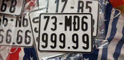 Biển số xe máy điện