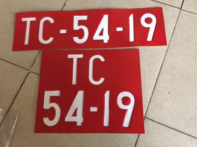 Bản số xe ô tô
